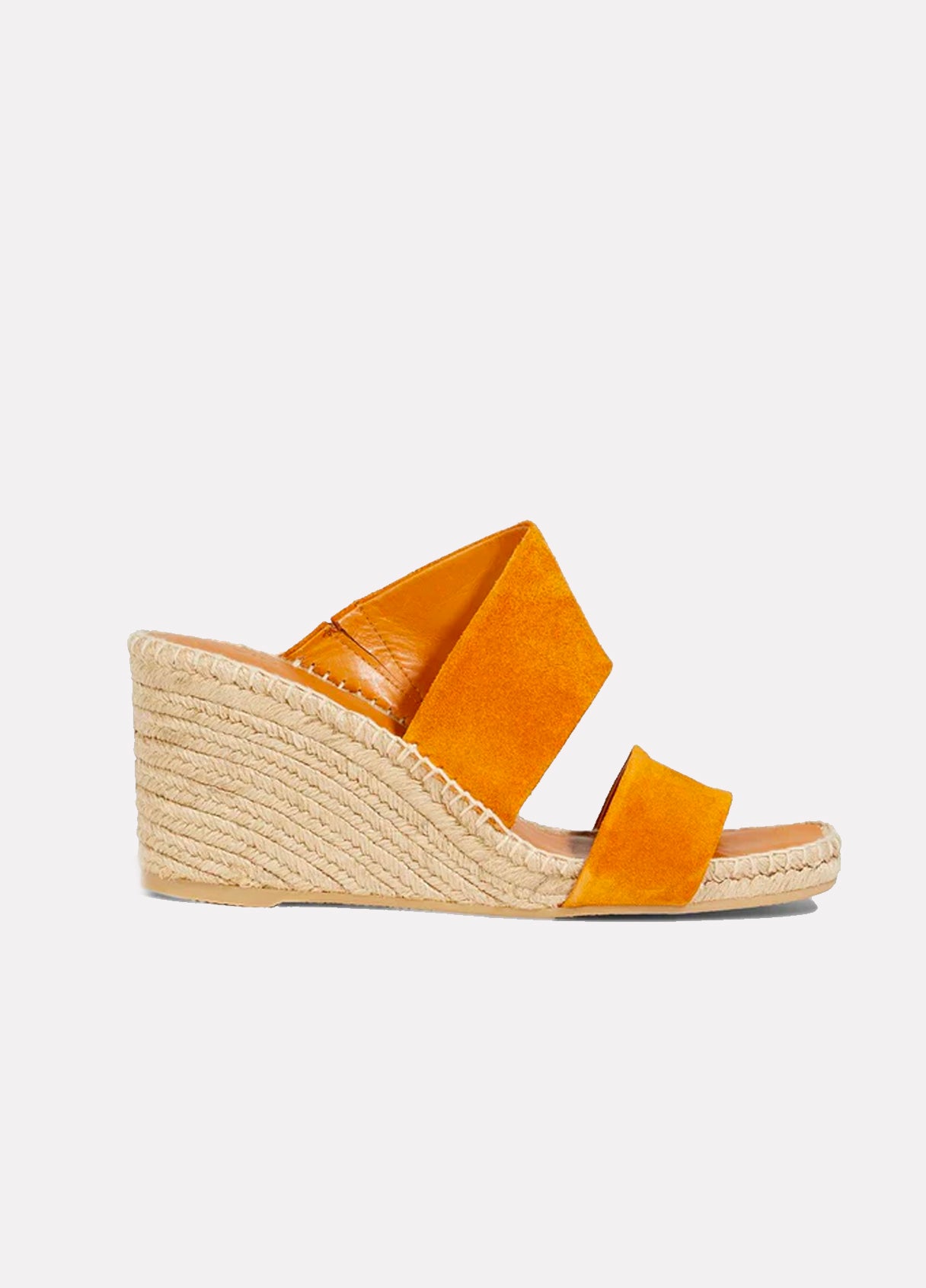 Gaelan Suede Wedge Sandal - Saffron by Vince | 25 South Boutiques