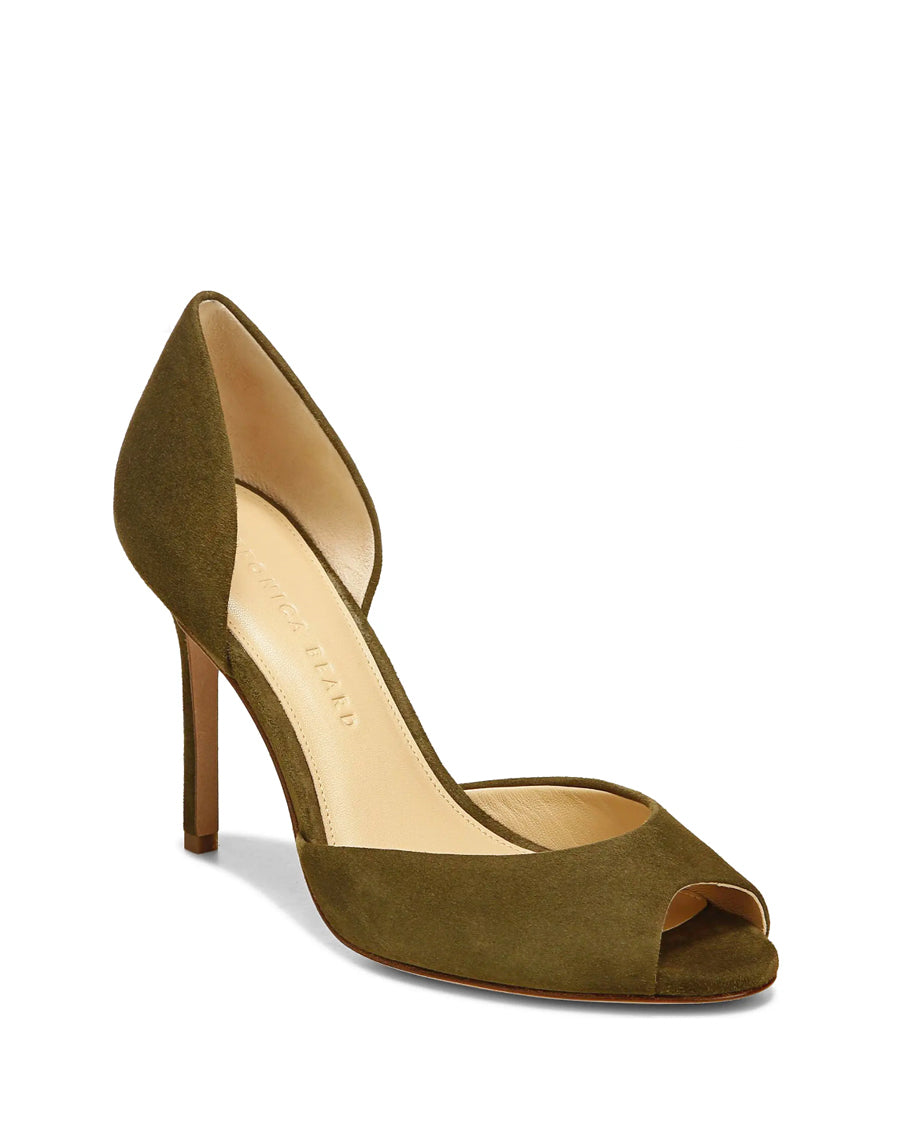 Gadot Peep Toe Pump - Military by Veronica Beard — alternate view