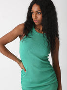 Gamble Dress - Vintage Reef Green by Electric Rose — view 3