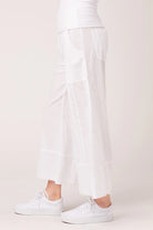 Garni Crop Pant - White by XCVI — alternate view