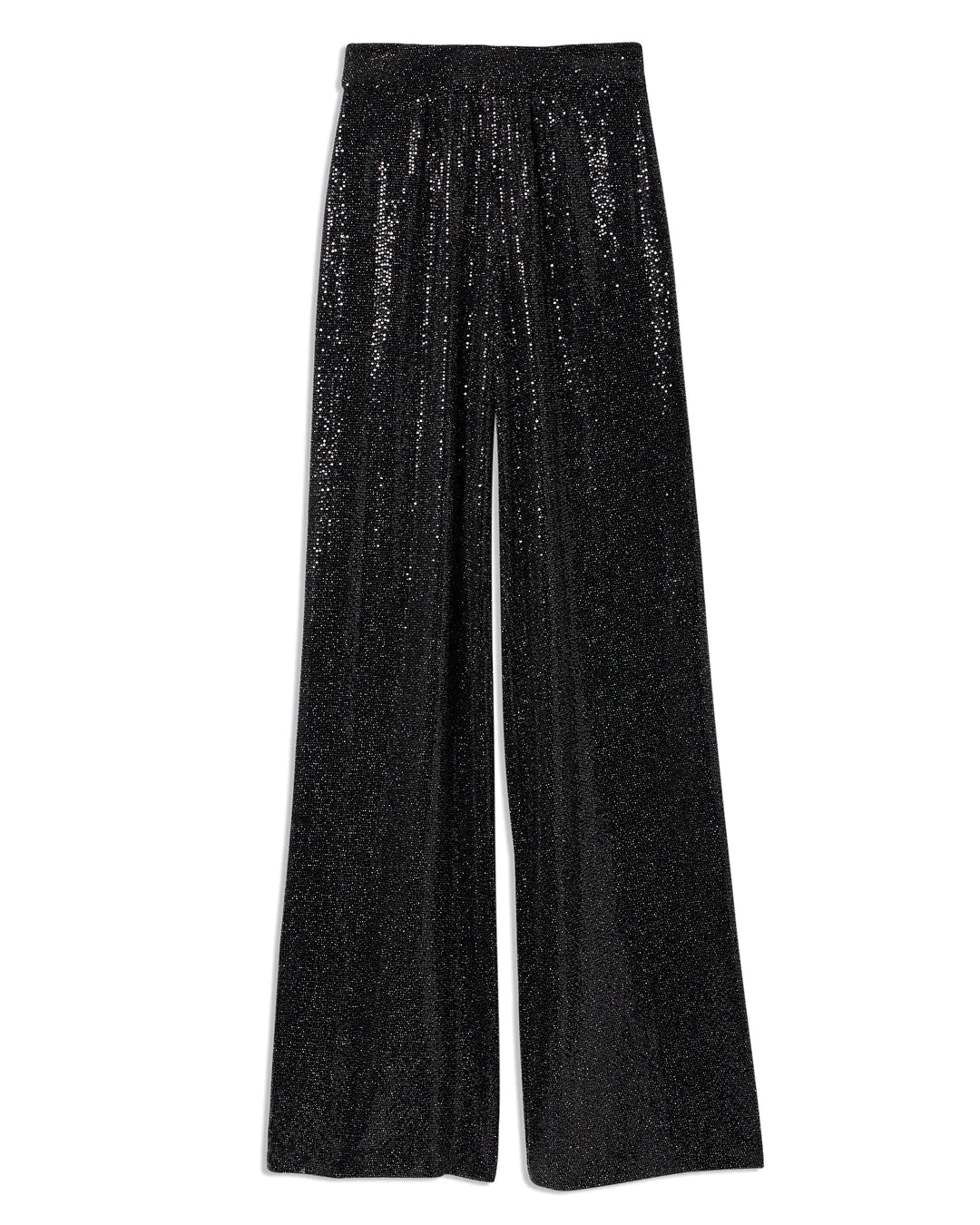 Gavin Sequin Wide Leg Pant - Black by Ramy Brook — view 5
