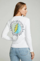 Grateful Dead Forever L/S Shirt - White by Chaser — alternate view