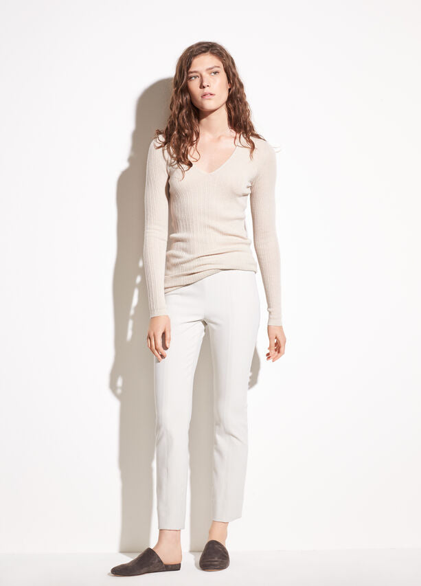 Stitch Front Seam Ponte Legging - Gesso by Vince | 25 South Boutiques