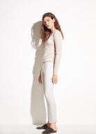 Stitch Front Seam Ponte Legging - Gesso by Vince — view 4