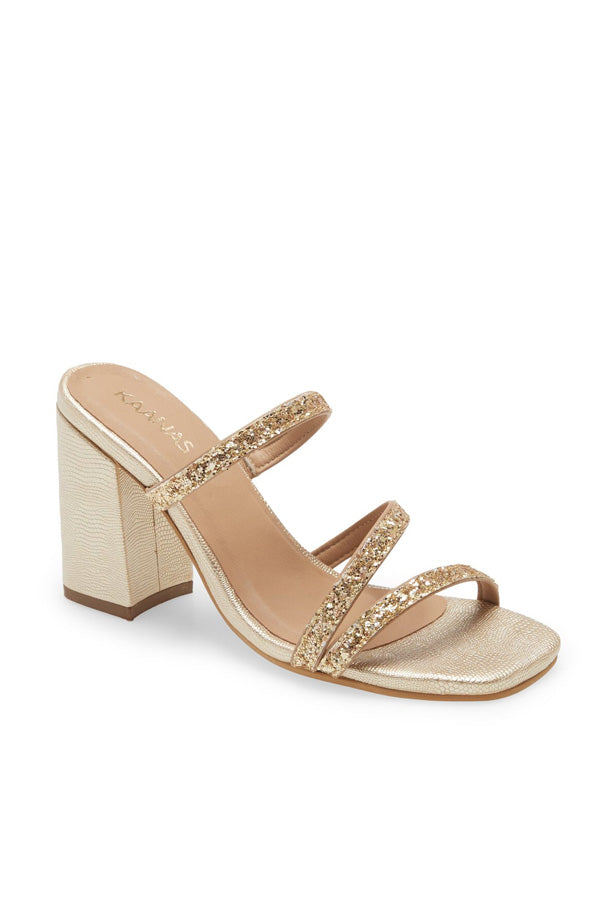 Mercer Heel - Gold by Kaanas | 25 South Boutiques