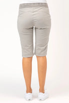 Tatem Bermuda Shorts - Grey Mist by XCVI — view 3