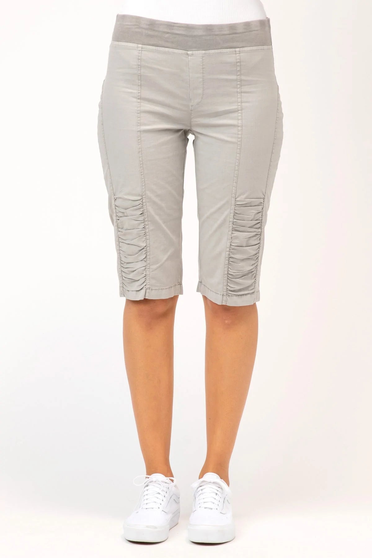 Tatem Bermuda Shorts - Grey Mist by XCVI | 25 South Boutiques