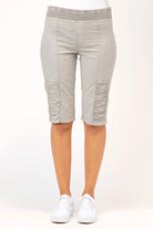 Tatem Bermuda Shorts - Grey Mist by XCVI | 25 South Boutiques