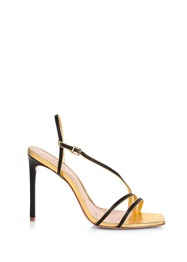 Luna Stiletto - Gold / Black by Schutz | 25 South Boutiques