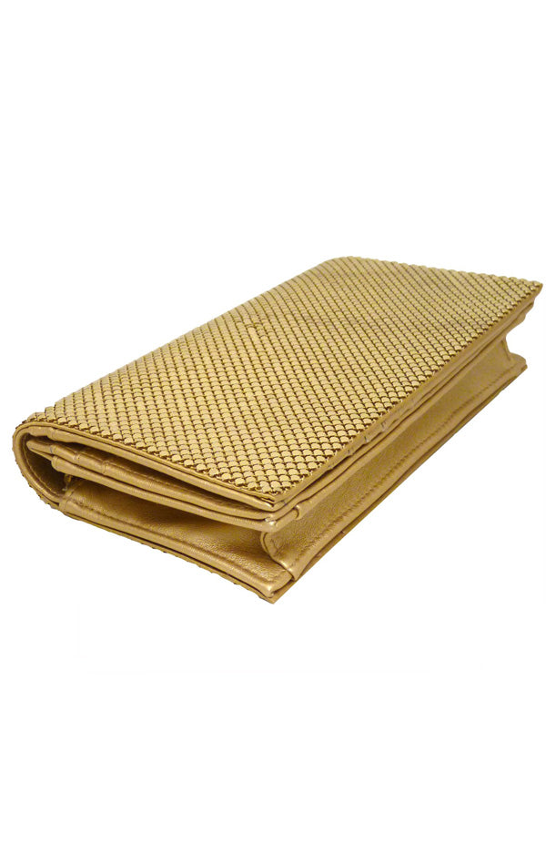 Travel Wallet - Gold by Whiting & Davis | 25 South Boutiques