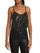Graham Sequin Tank - Black by Ramy Brook | 25 South Boutiques