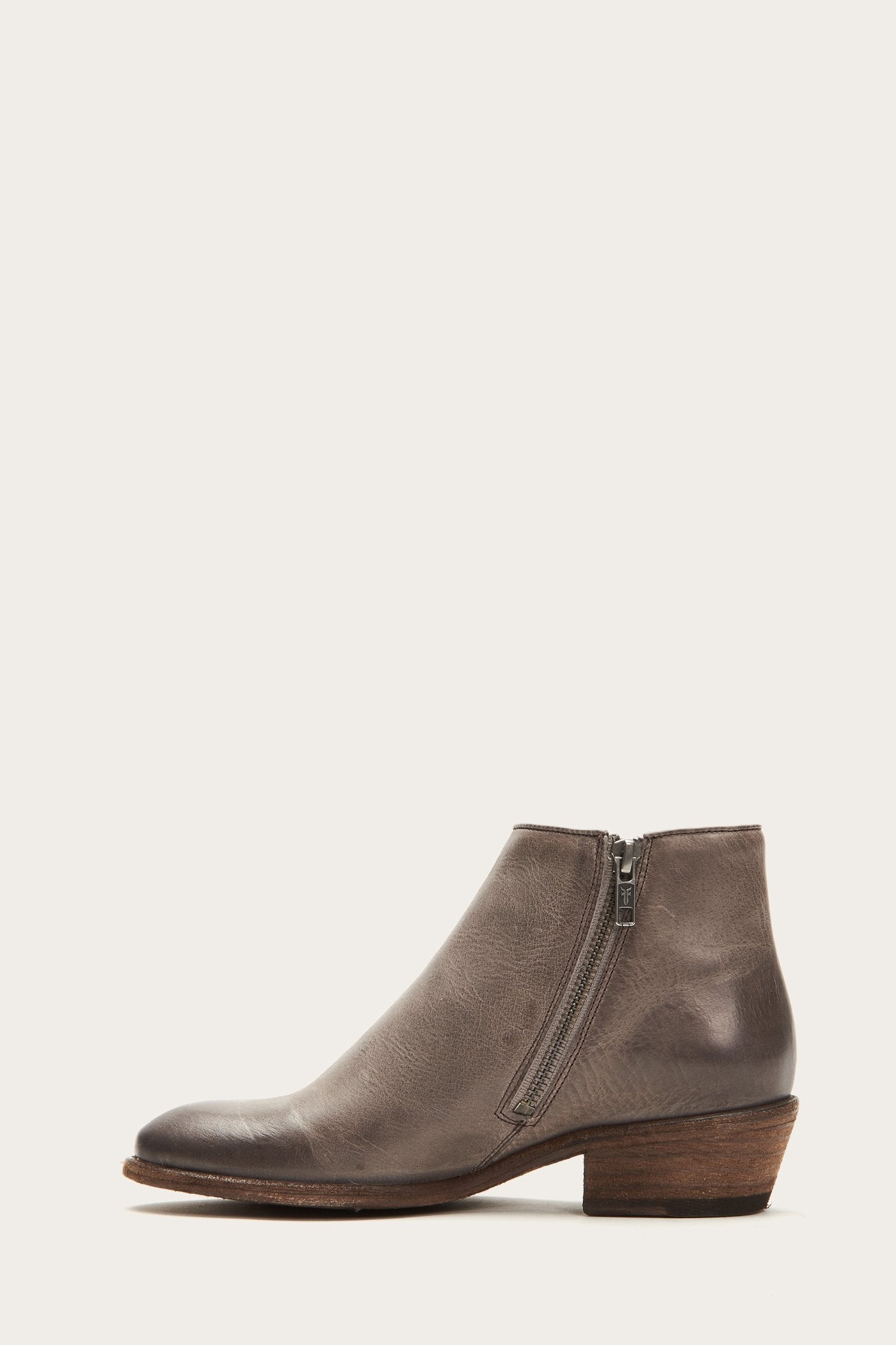 Carson Piping Bootie - Graphite by Frye — view 3