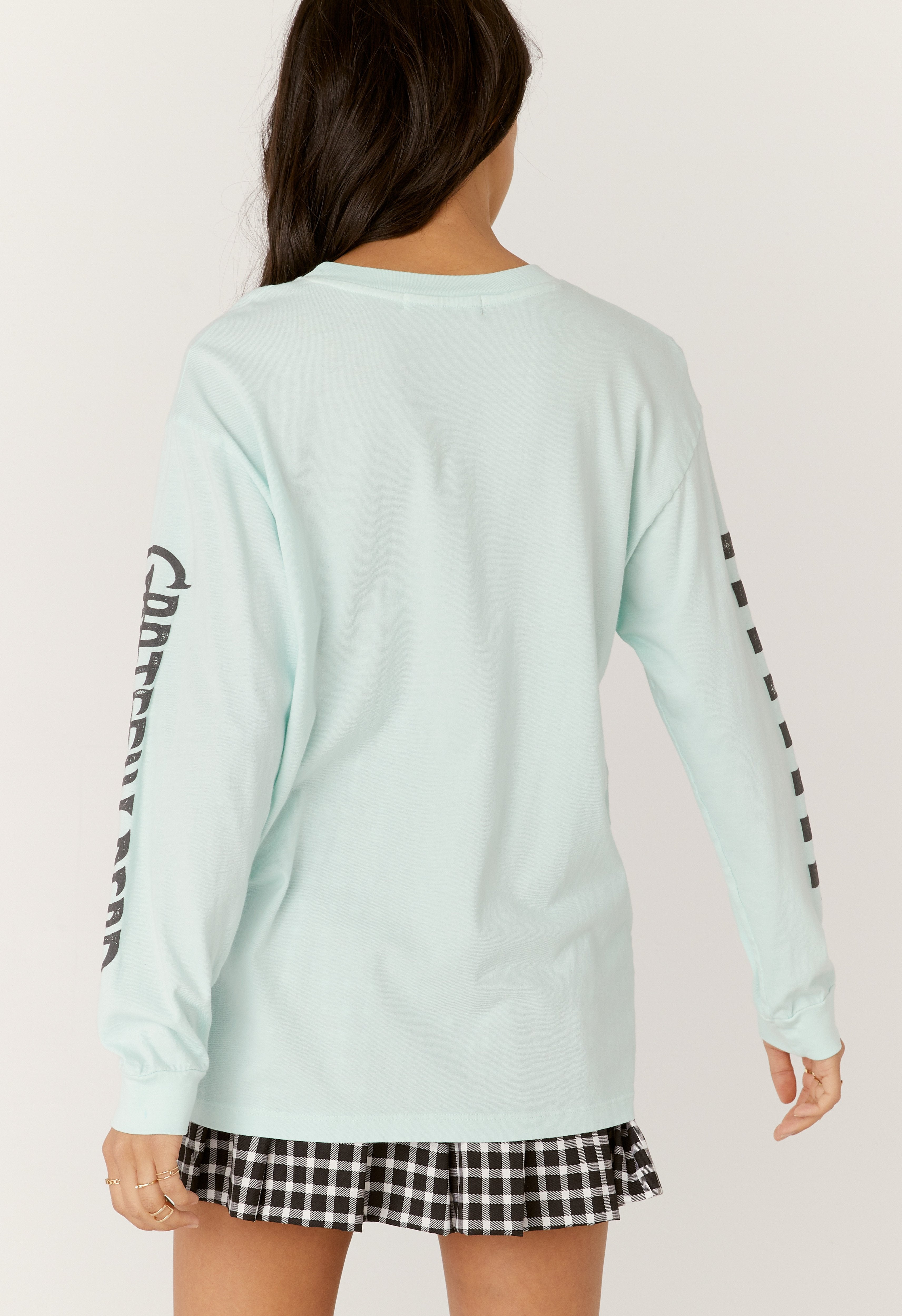 Grateful Dead Checkered Oversized Long Sleeve by DayDreamer — view 3