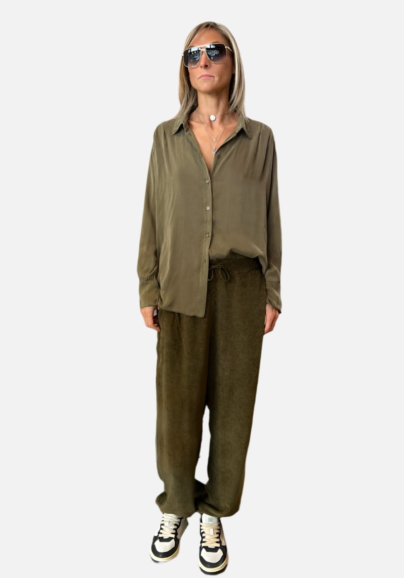 Comfort Fit Pants - Khaki by Tandem | 25 South Boutiques