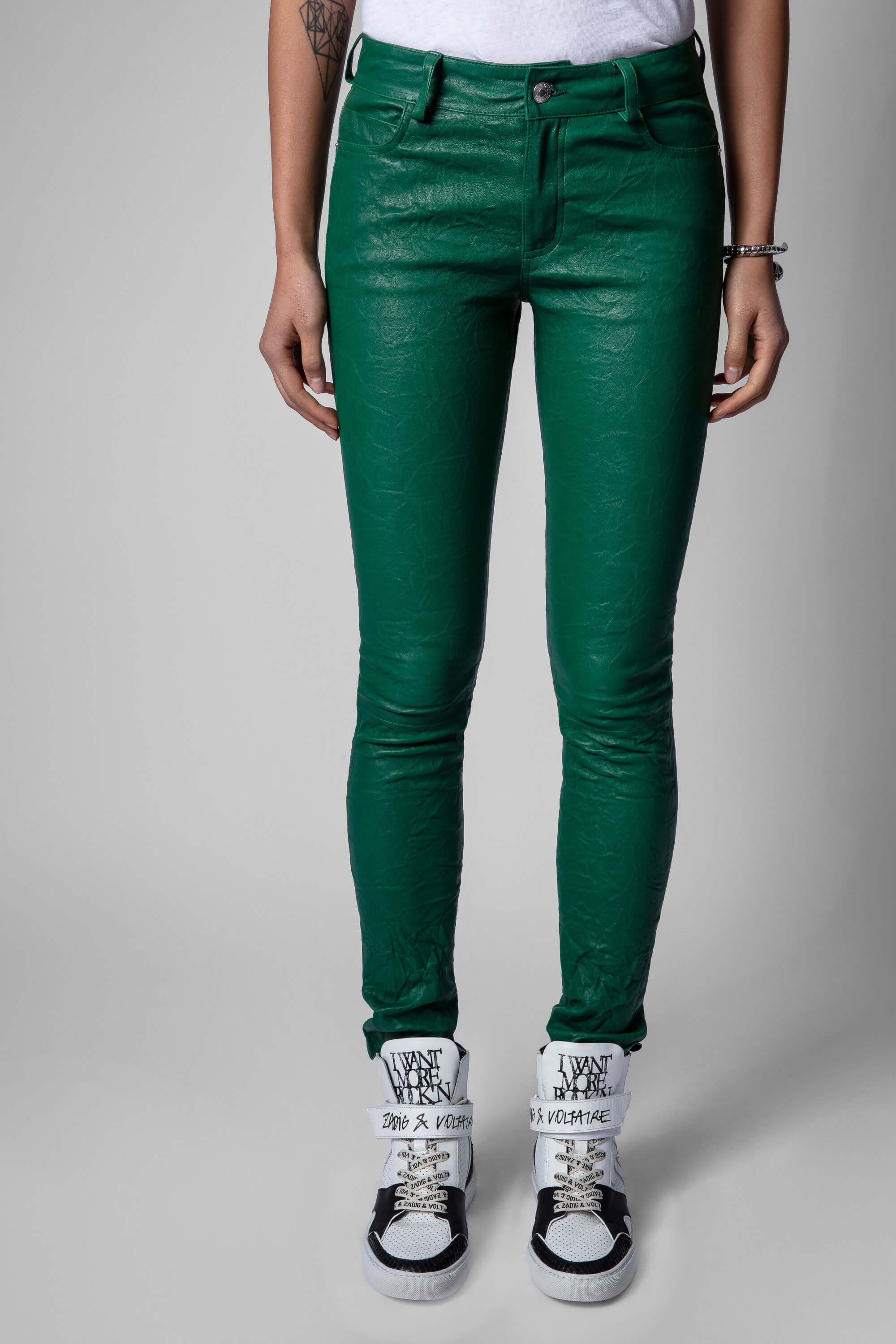Phalme Leather Pants - Buisson by Zadig & Voltaire — alternate view