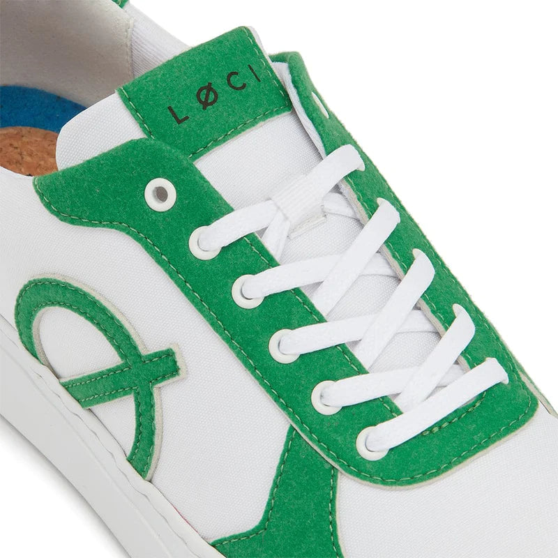 Seven Neon Sneakers - Green by LOCI — view 3