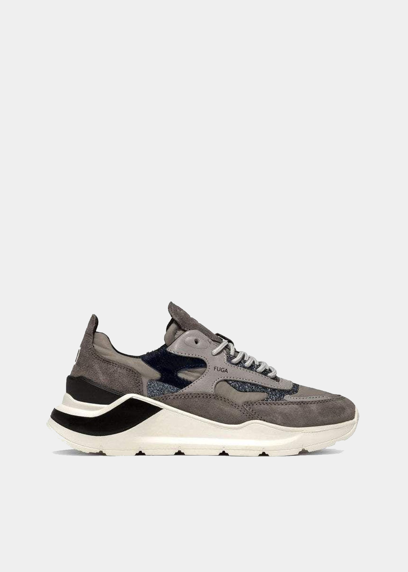 Fuga Nylon Sneakers - Grey by D.A.T.E. | 25 South Boutiques