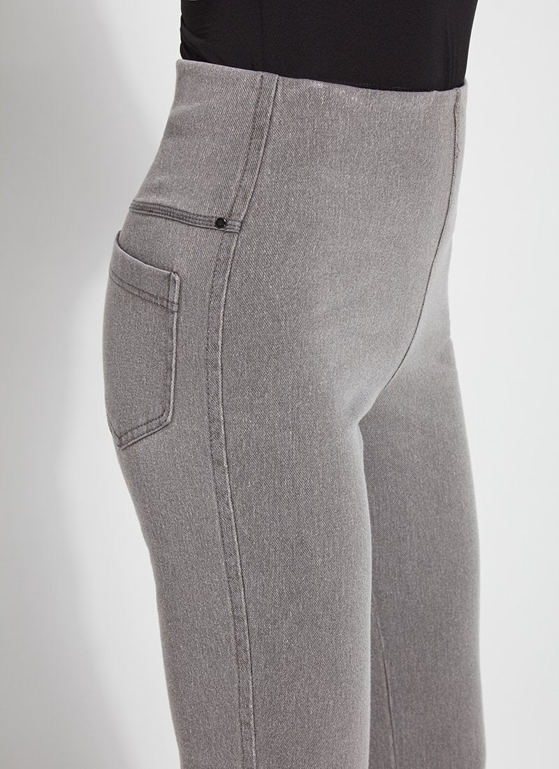 Baby Bootcut Denim - Mid Grey by Lysse — alternate view