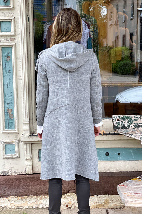 Hooded Coat - Grey by Transit Par-Such — view 3