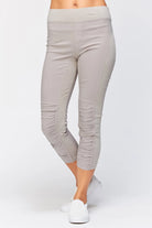 Jetter Crop Legging - Grey Mist by XCVI | 25 South Boutiques