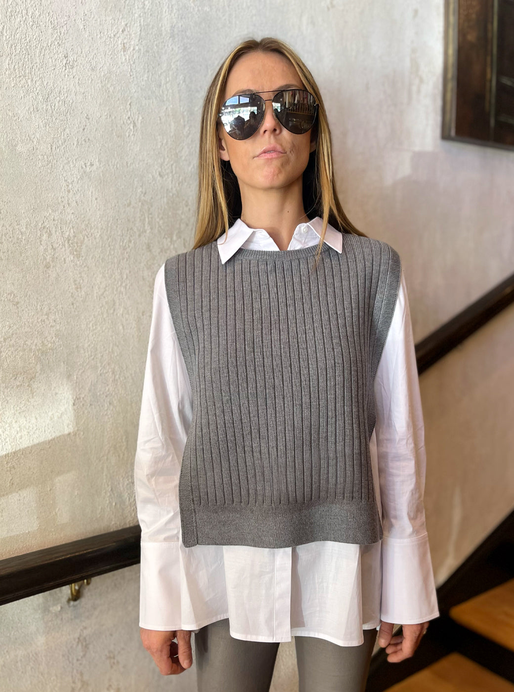 Irvin Sweater - Grey by Hana San | 25 South Boutiques