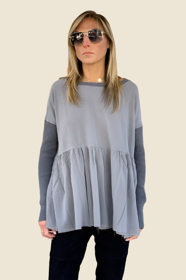 Top - Grey by Kristensen | 25 South Boutiques