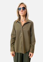 Button-Up Shirt - Khaki by Tandem | 25 South Boutiques