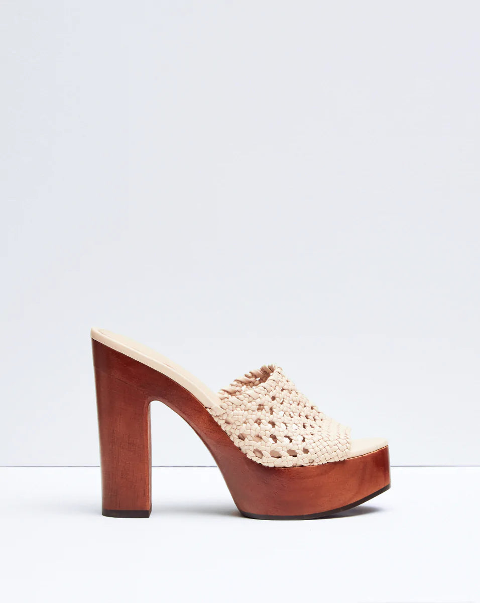 Guadalupe Clog Sandal - Shell by Veronica Beard | 25 South Boutiques