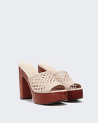 Guadalupe Clog Sandal - Shell by Veronica Beard — alternate view