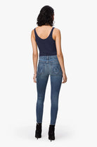 The Looker Ankle Fray Denim - Gutterpunk by MOTHER — view 3