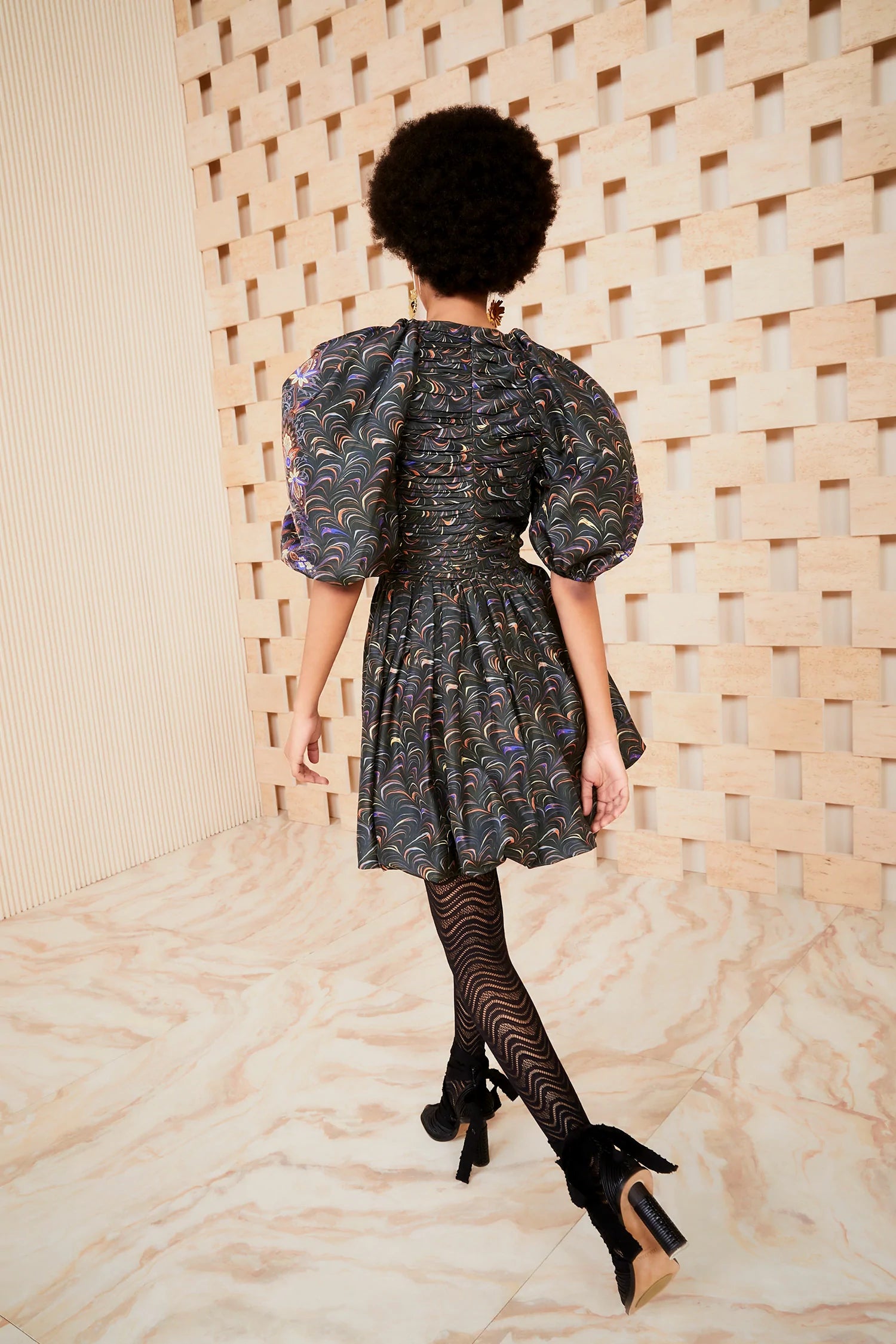 Gwen Dress - Obsidian by Ulla Johnson — view 4