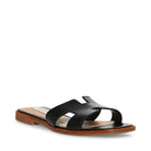 Haydn Leather Slide - Black by Steve Madden — alternate view