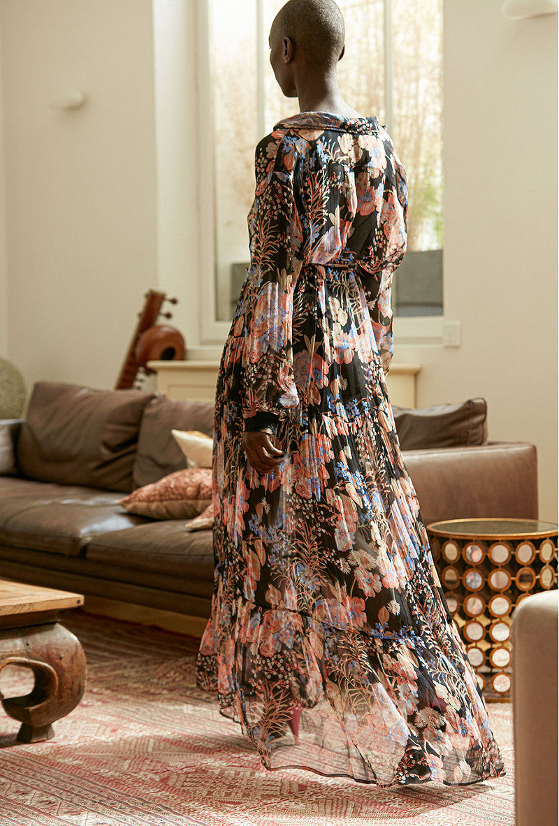 Halfeti Blouse Dress - Floral Combo by Mes Demoiselles — view 3