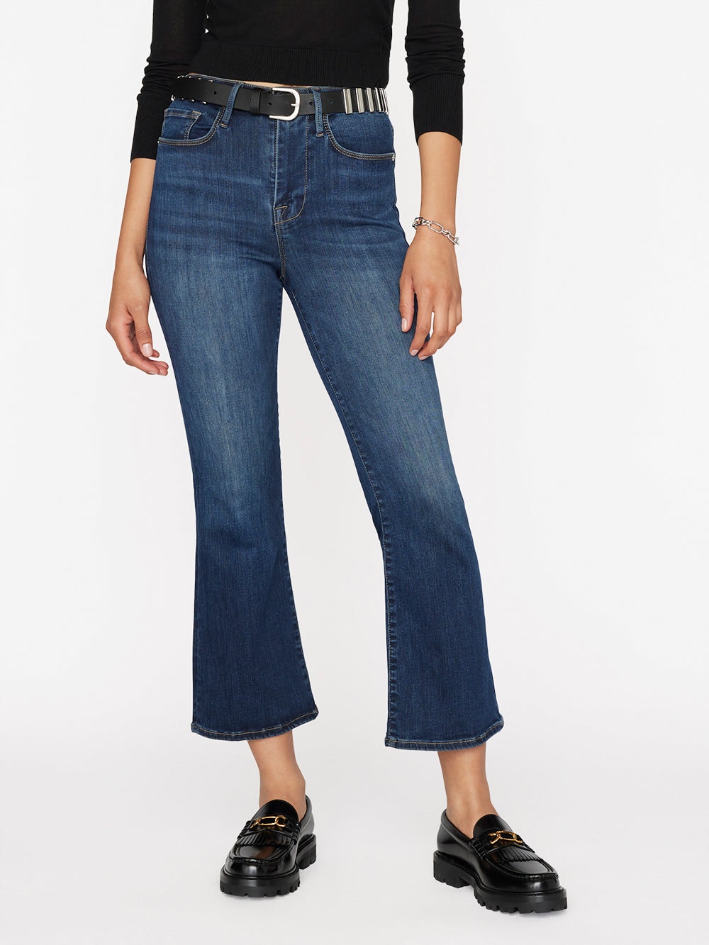 Le One Crop Mini Boot - Hanbury by Frame — alternate view