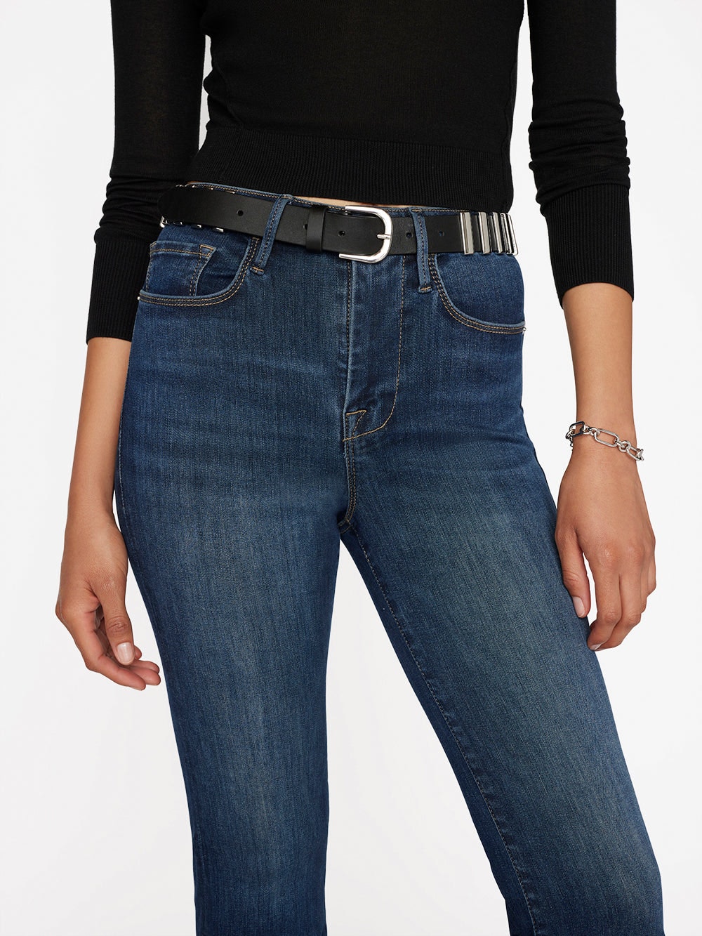 Le One Crop Mini Boot - Hanbury by Frame — view 3