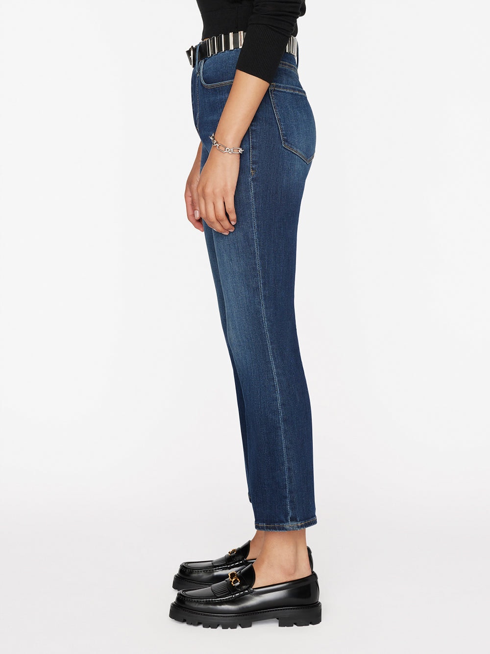 Le One Crop Mini Boot - Hanbury by Frame — view 4