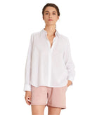 Petra Shirt - Optical White by Hana San | 25 South Boutiques