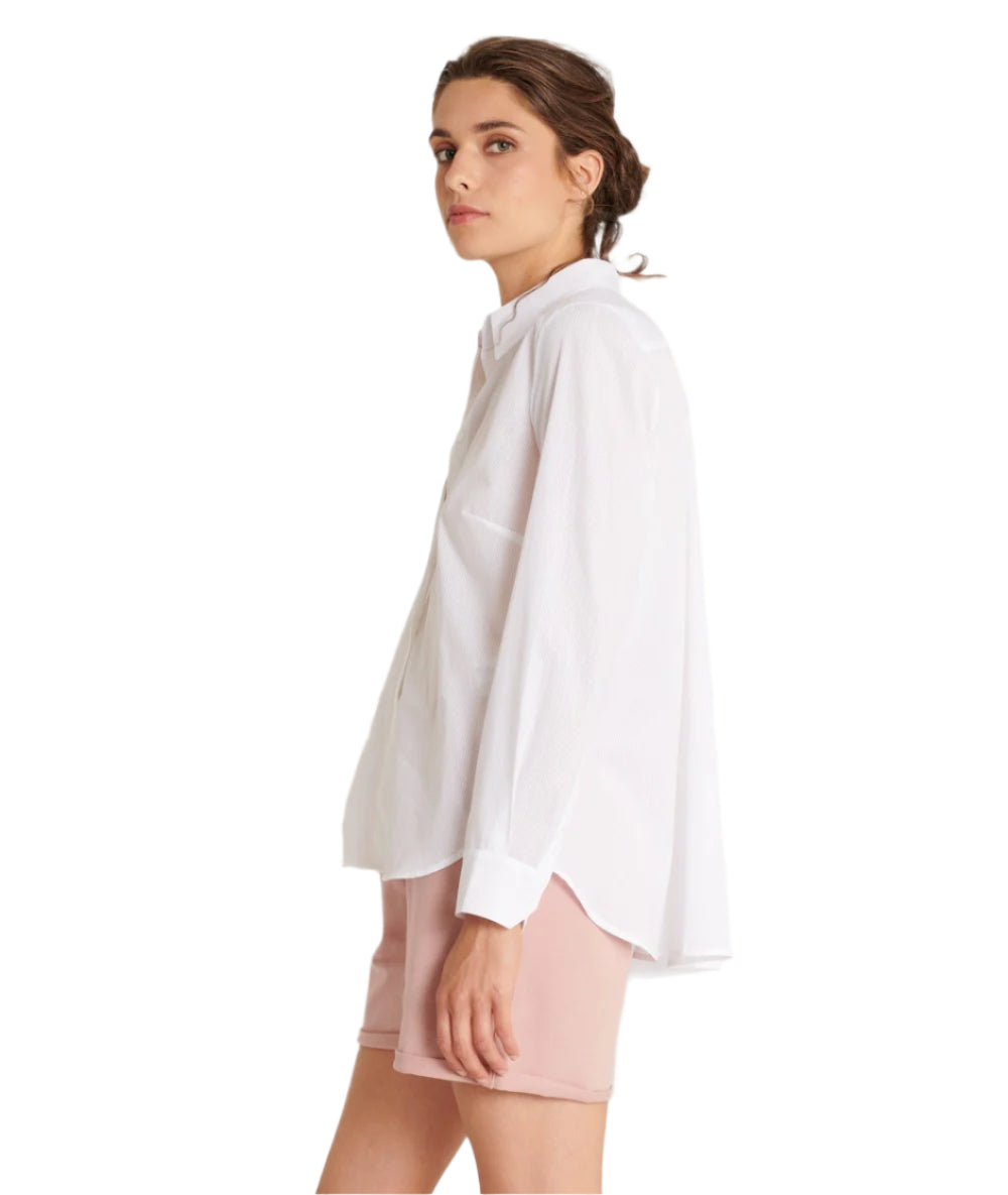 Petra Shirt - Optical White by Hana San — alternate view