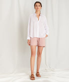 Petra Shirt - Optical White by Hana San — view 3
