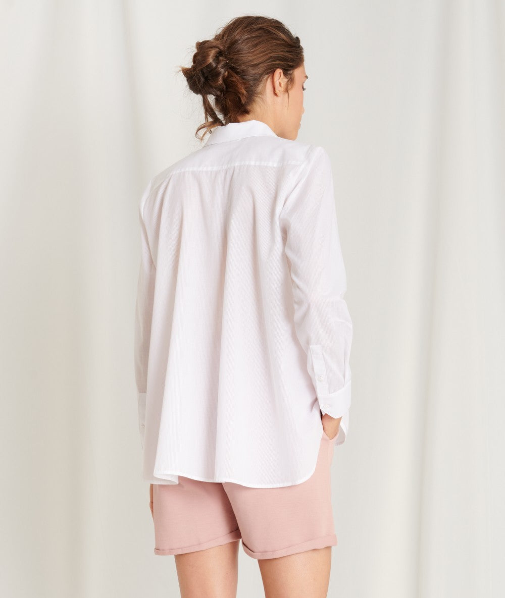 Petra Shirt - Optical White by Hana San — view 4