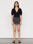 Le Brigette Short Raw Edge - Harbor Way Destruct by Frame | 25 South Boutiques