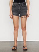 Le Brigette Short Raw Edge - Harbor Way Destruct by Frame — alternate view