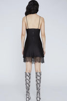 Harmony Lace Slip Dress - Black by Alice & Olivia — alternate view