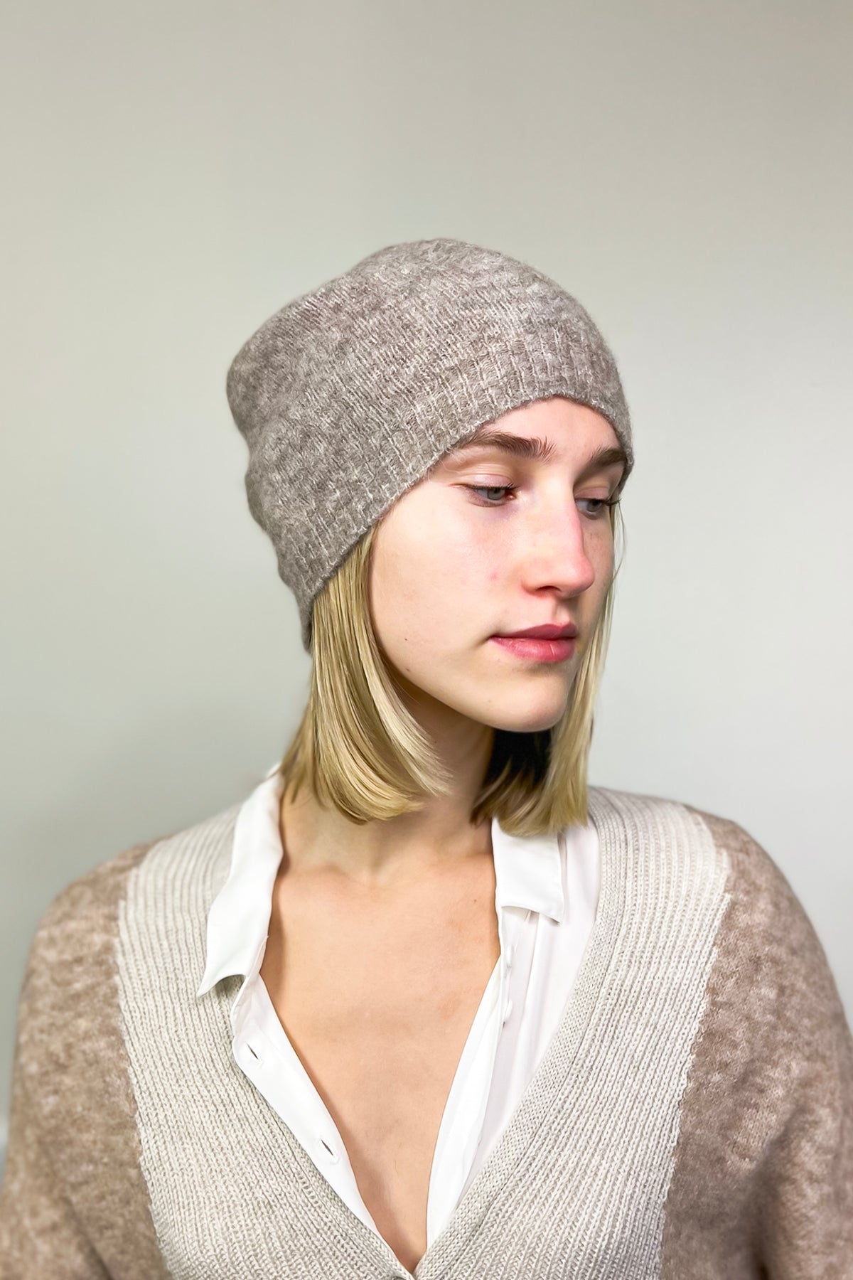 Beanie - Brown Heather by Tandem — alternate view