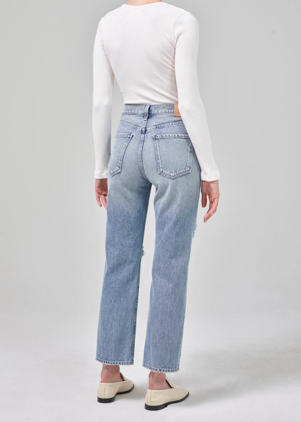 Emery Crop Relaxed Straight - Heatwave by Citizens of Humanity — alternate view