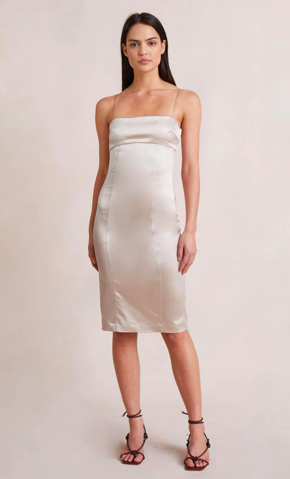 Heather Midi Dress - Champagne by Bec & Bridge | 25 South Boutiques