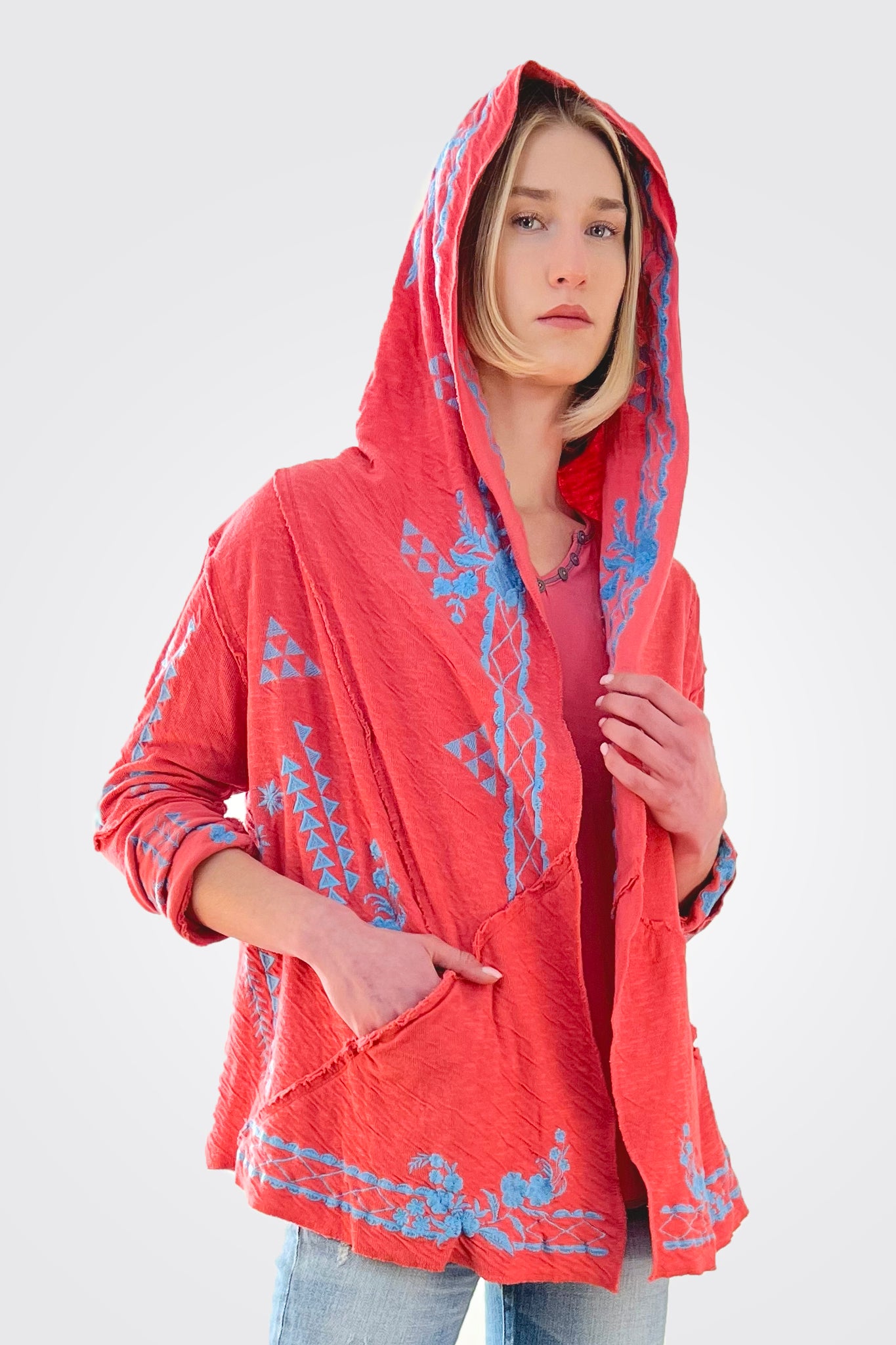 Sia Jacket - Watermelon by Caite | 25 South Boutiques