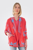 Sia Jacket - Watermelon by Caite — alternate view