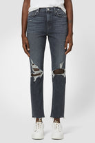 Holly High Rise Straight Jean - Cosmic Echoes by Hudson | 25 South Boutiques