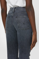 Holly High Rise Straight Jean - Cosmic Echoes by Hudson — view 5